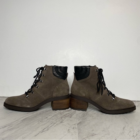 New! Lucky Brand Dareek Lace Up Combat Bootie 9 1/2 M - Picture 7 of 14